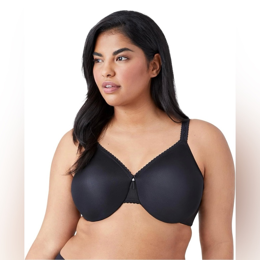 WACOAL Full Figure Simple Shaping Minimizer Bra 40DDD Black 857109